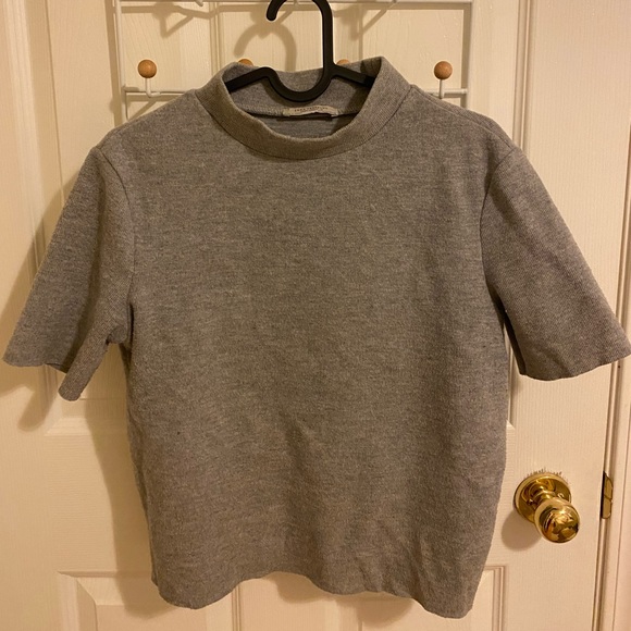 ZARA grey t-shirt - Picture 1 of 2